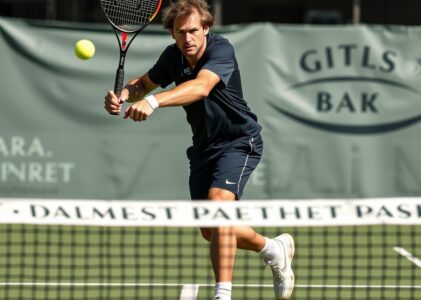 Martin Desmet : Un talent brillant sur les cours de tennis